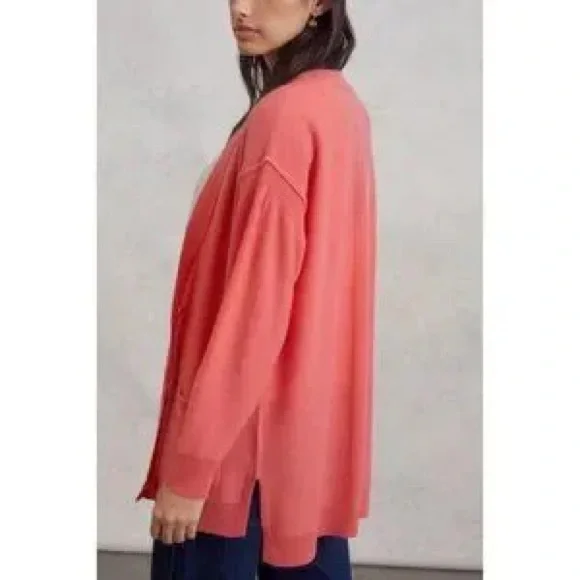 Anthropologie CASHMERE PILCRO KELLY OVERSIZED CARDIGAN - Picture 3 of 9